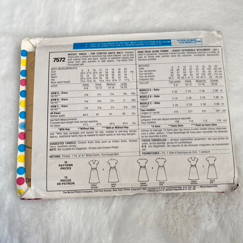 2 McCall's Sewing Patterns - Picture 5 of 5